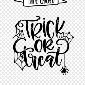 Halloween SVG, Trick or treat svg, spooky SVG, halloween cut file, Digital cut file, spider web svg, boo svg, bat svg, commercial use OK