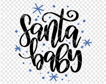 Download Santa Baby Svg Etsy PSD Mockup Templates