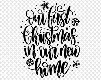 Download Our first christmas svg | Etsy