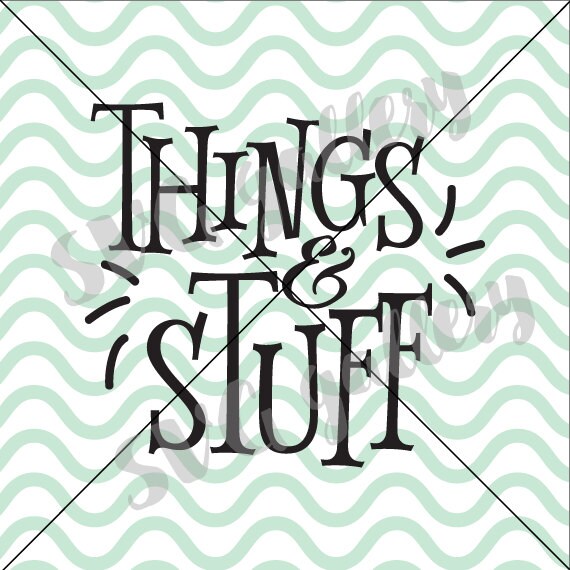 Download Things and stuff SVG tote bag SVG Digital cut file sun | Etsy