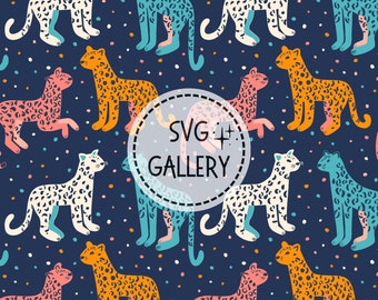 Leopard Seamless Pattern Repeat for Fabric Sublimation,  Cheetah, animal print, Digital Paper, Commercial Use