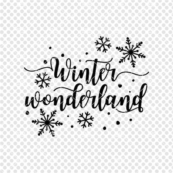 Download Christmas Svg Winter Wonderland Svg Digital Cut File Winter Etsy