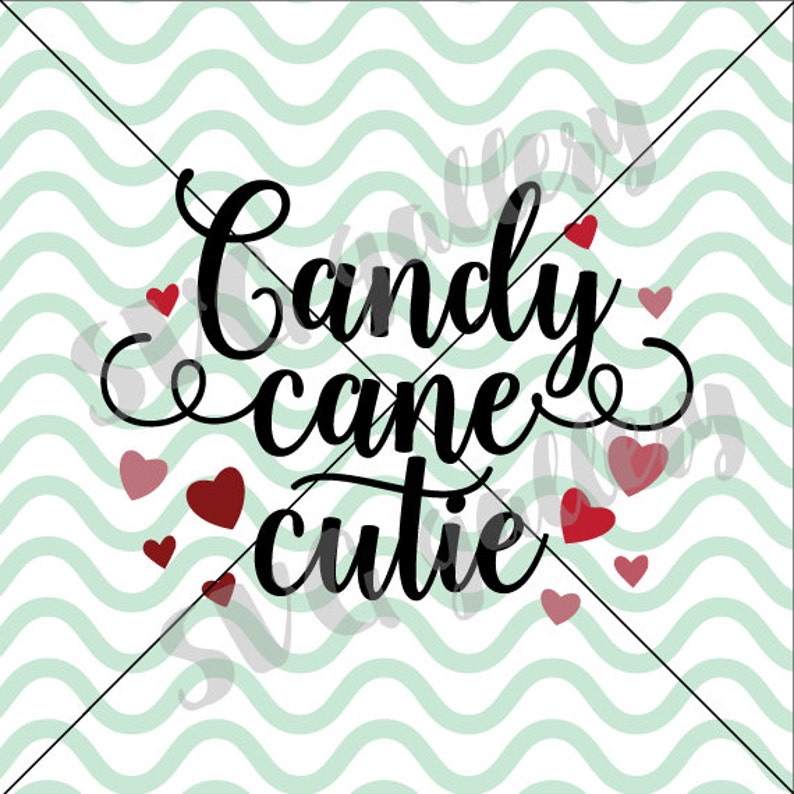 Download Christmas SVG Candy cane cutie SVG Digital cut file winter ...