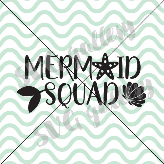 Free Free 128 Mermaid Squad Svg SVG PNG EPS DXF File