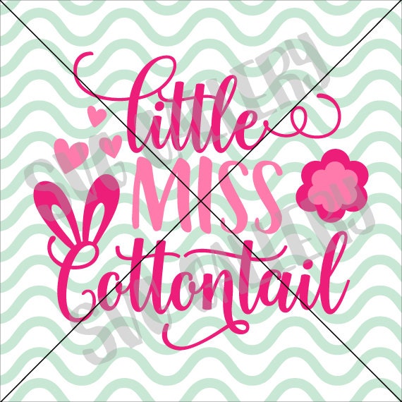 Download Little Miss SVG Easter SVG Little miss cottontail svg | Etsy