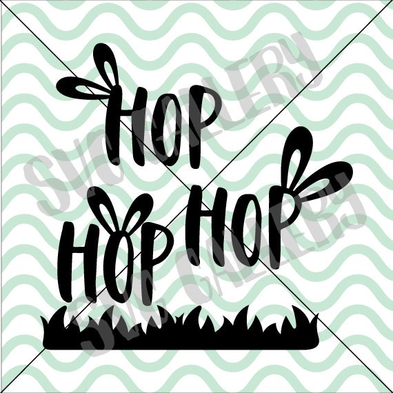 Download Easter SVG Hoppy Easter SVG hop hop hop svg Easter bunny ...