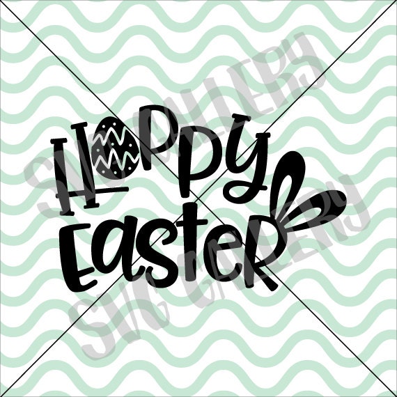 Easter SVG Hoppy Easter SVG bunny svg Easter bunny svg | Etsy