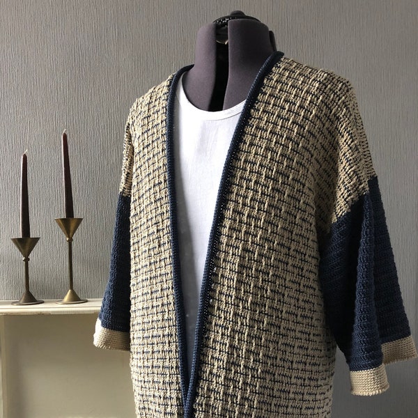 Crochet Pattern, Happi Jacket Style Shrug