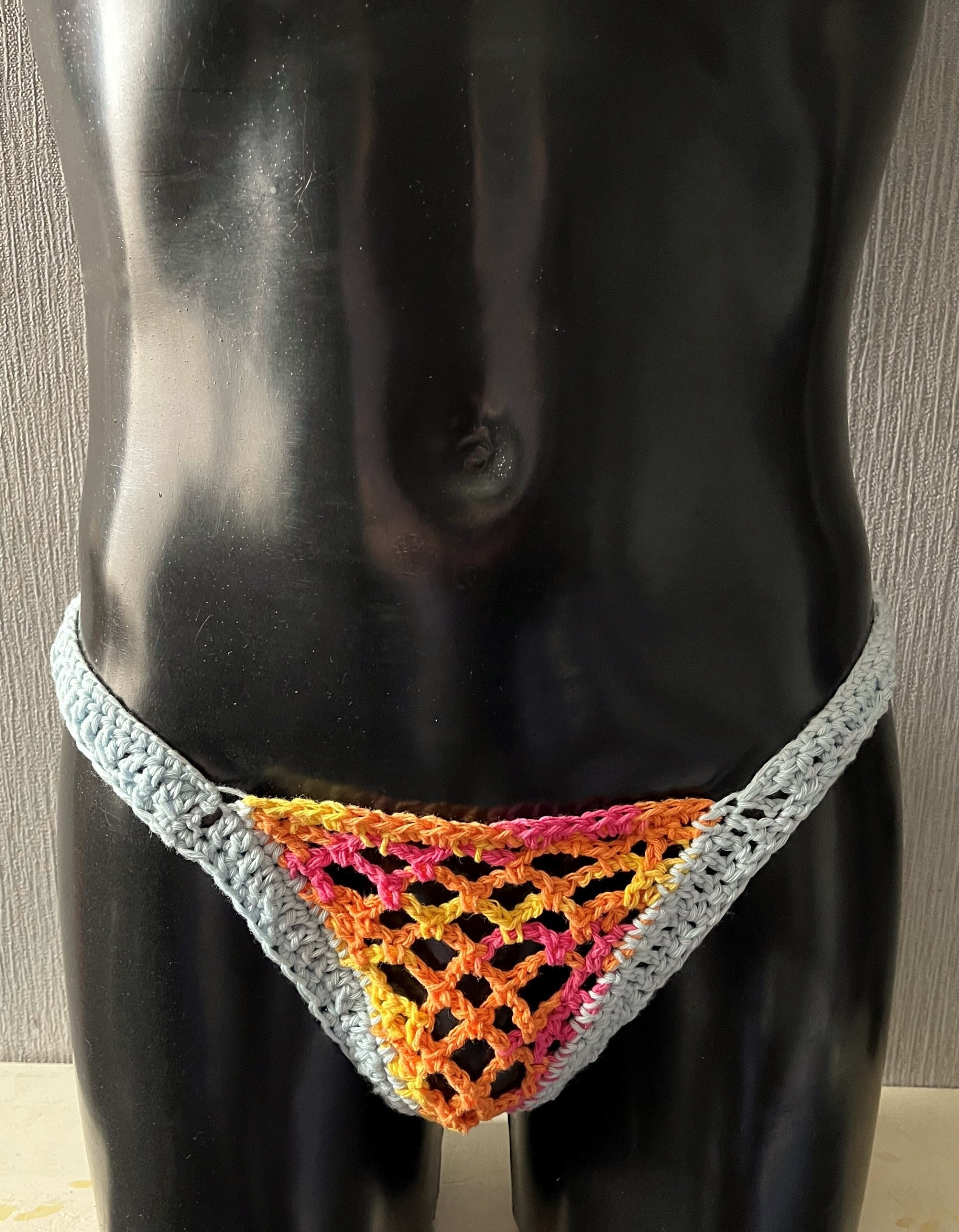 Generic Men's Mesh Power Net Transparent Sexy Brief Underwear (Black)