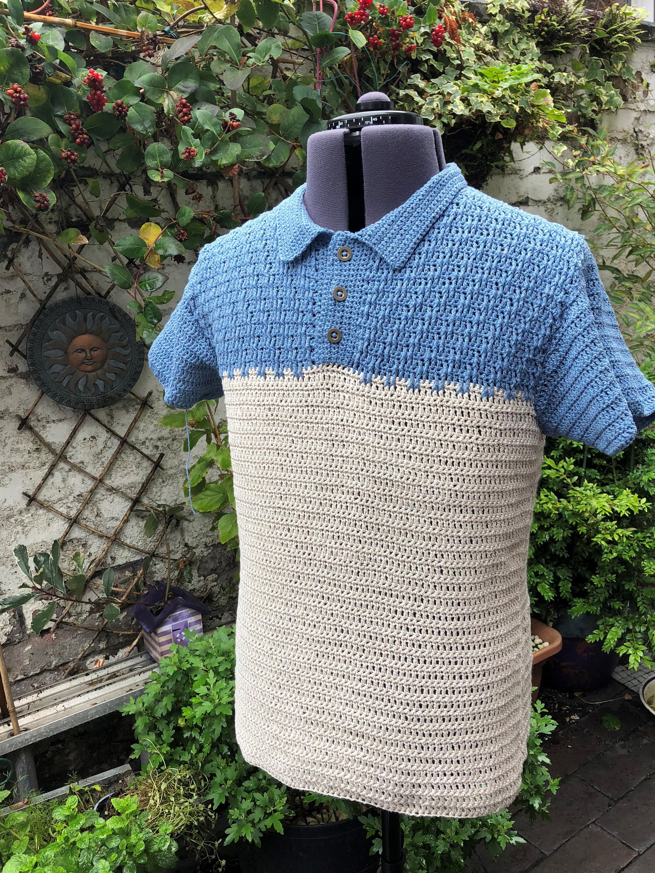 Monogram Long-Sleeved Knitted Polo - Men - Ready-to-Wear