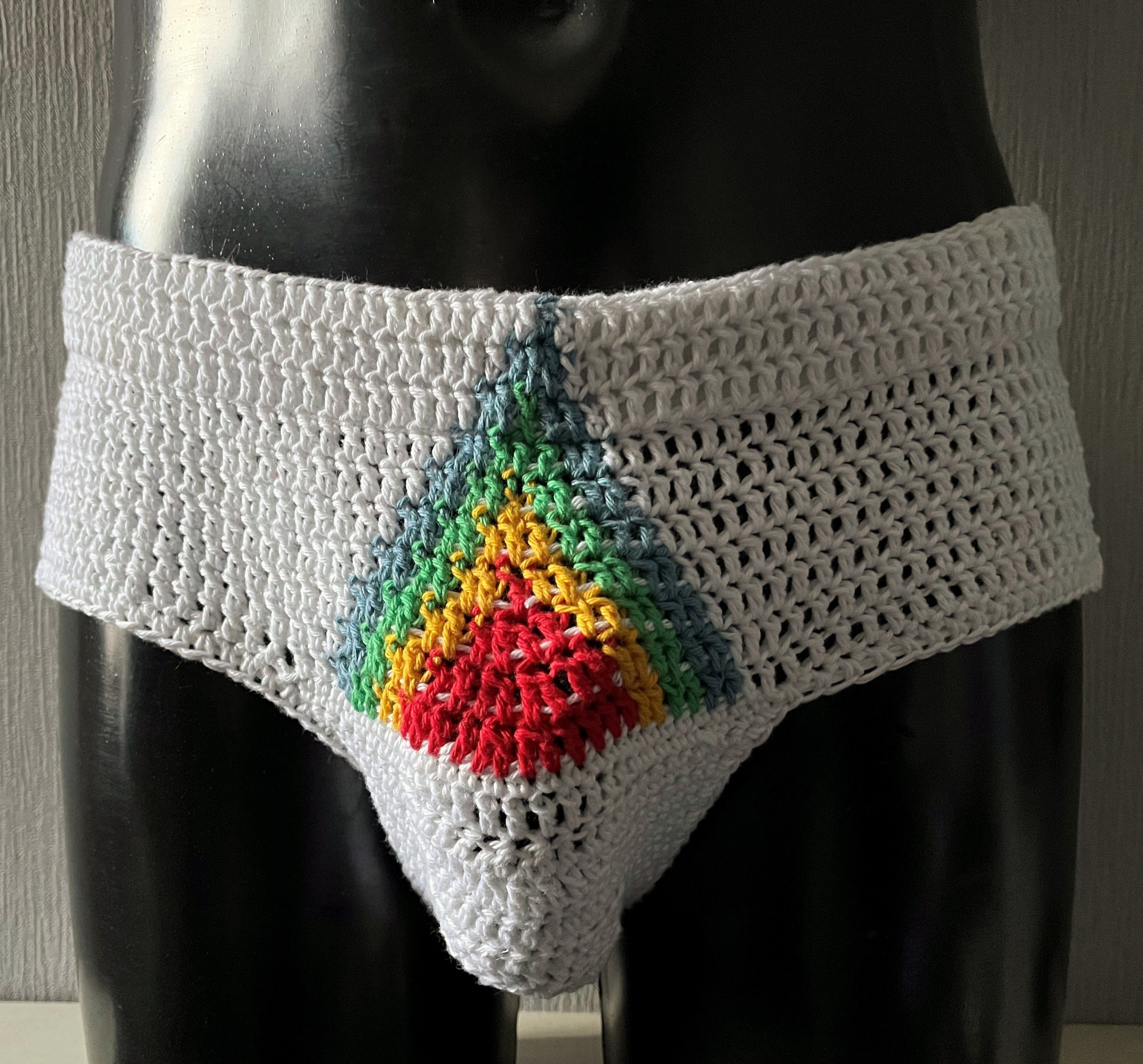 Unique Crocheted Underwear: Tighty Whities with a Twist