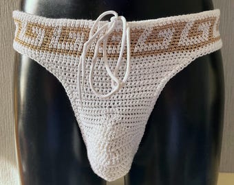 Men’s Crochet Briefs Pattern PDF, 4 Ply, 1001 Designs, Any Size, PDF Download Only
