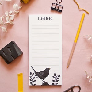 Blocco note Blackbird - Amo fare (DIN lungo)