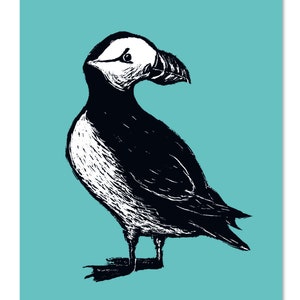 Poster puffin, A4 image 2