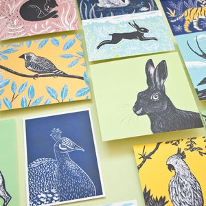 Custom postcard set 10 postcards with animal illustrations image 4