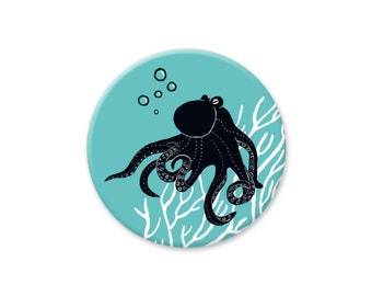 Round Octopus magnet