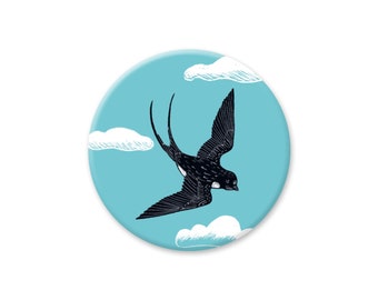 Round swallow magnet