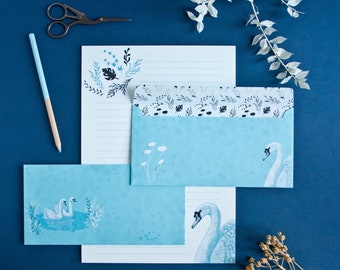 Letterpaper Set Swan