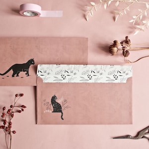 Set Briefumschläge Katzen, 10 Stück DIN lang