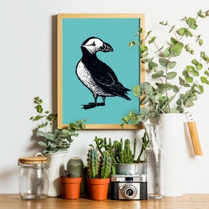 Poster puffin, A4 image 3