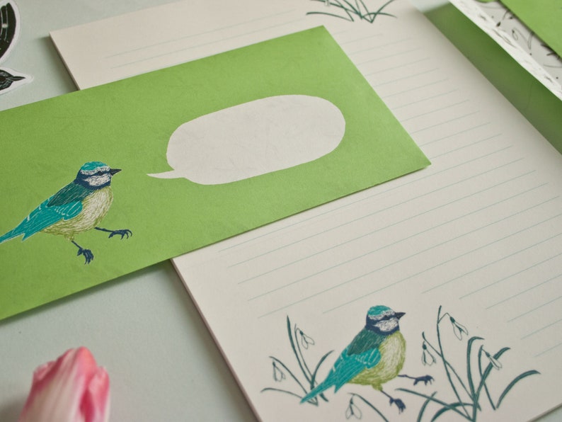 Letterpaper Set Forest Tit image 9