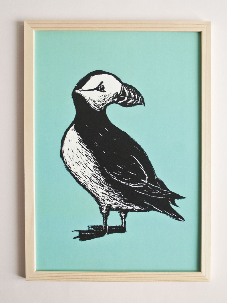 Poster puffin, A4 image 6