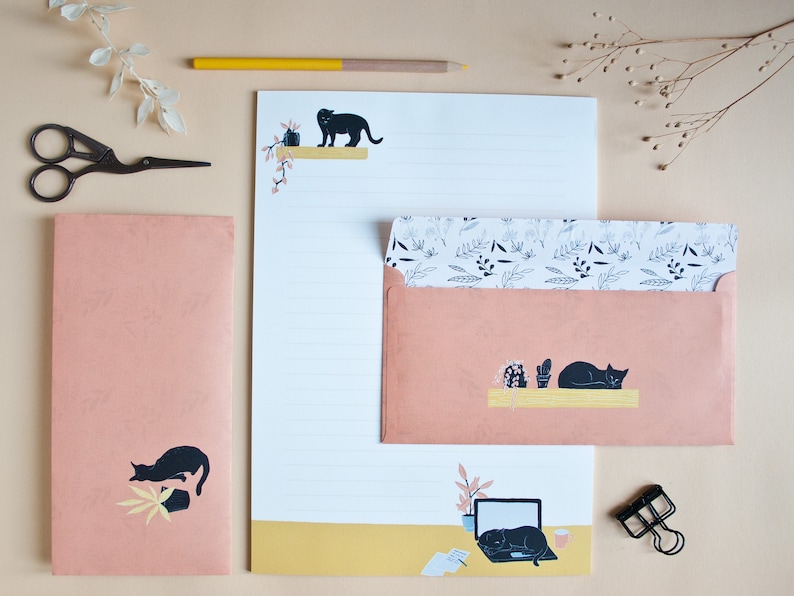 Letterpaper Set Cats image 3