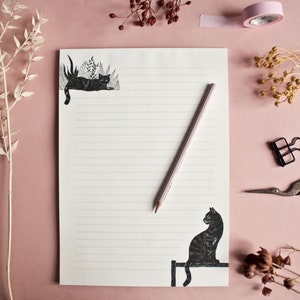Blocco da lettere A4, cancelleria con illustrazioni di animali, motivi diversi