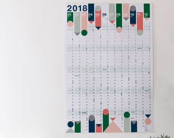LOWER PRICE - 2018 Year Planner : Colours