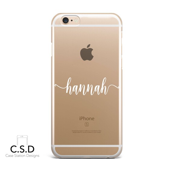 Personalised transparent iphone cover Clearance