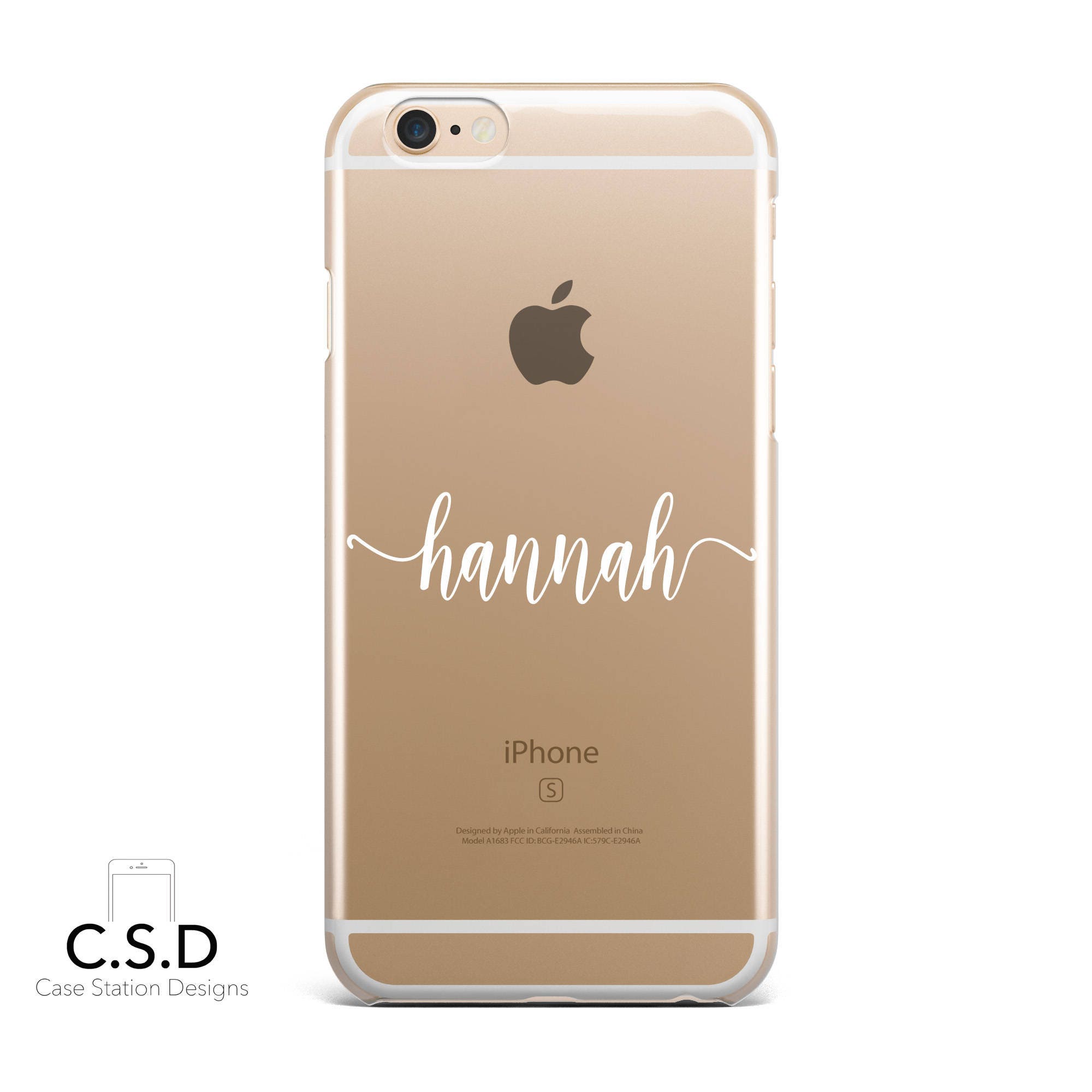 Personalised name iphone 8 case Clearance