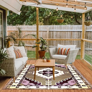 B-USA Indoor Outdoor Rugs Plastic Straw Patio -6&#39;x9&#39; Reversible Waterproof RV Camper Mats Multicolor - verify all info to avoid returns.