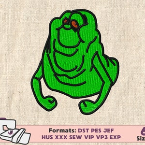 GHOSTBUSTERS EMBROIDERY DESIGN, slime stay puft ghostbusters design, motifs de broderie machine ghostbusters téléchargement numérique