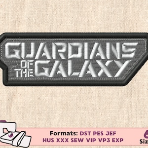 BRODERI-design "Guardians of the GALAXY", maskinbroderimönster "I'm Groot", broderidesign "Guardians of the Galaxy", Guardians Galaxy