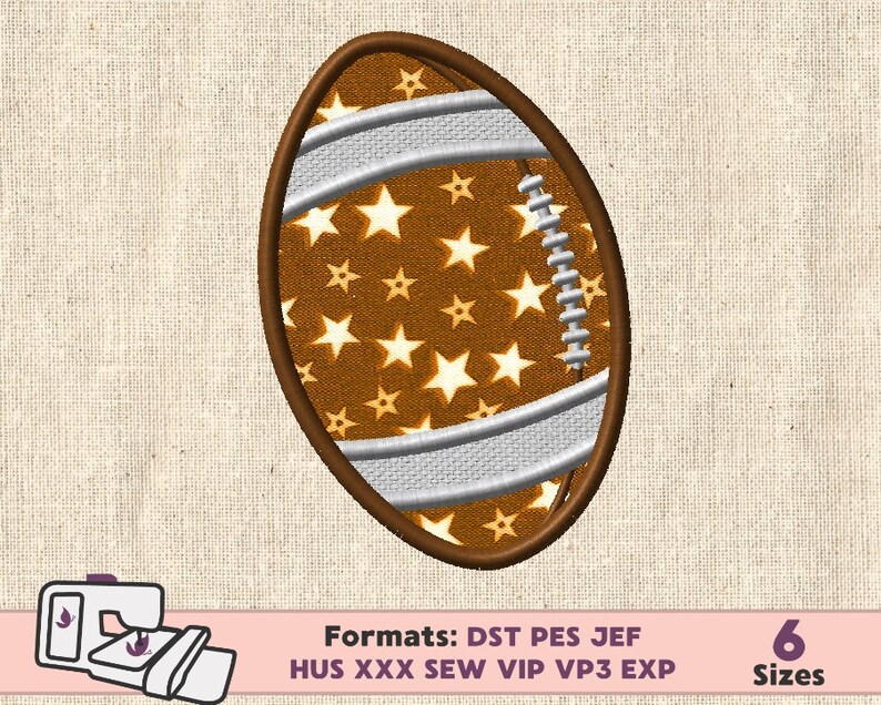 SPORT APPLIQUE DESIGN Sport Ball Embroidery Machine Applique Etsy