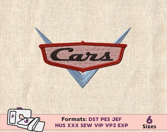 LIGHTNING MCQUEEN EMBROIDERY design machine pattern, Cars Embroidery Design Lightning McQueen, Car Embroidery, Cars McQueen lightning design