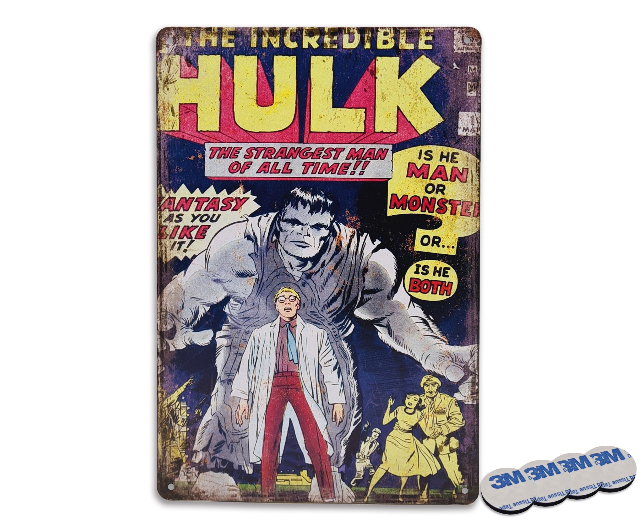 Metal Tin Sign hulk comic theme Decor Bar Pub Home Vintage Retro Metal Tin Sign hulk comic theme Decor Bar Pub Home Vintage Retro