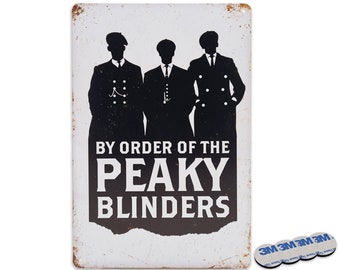 Peaky Blinders don't f** Retro Metal Tin Sign Poster Plaque Garage Wall Decor A4 Peaky Blinders don't f** Retro Metal Tin Sign Poster Plaque Garage Wall Decor A4