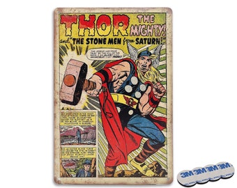 nostalgic reproductions Superheroes Marvel comics metal tin sign nostalgic reproductions Superheroes Marvel comics metal tin sign