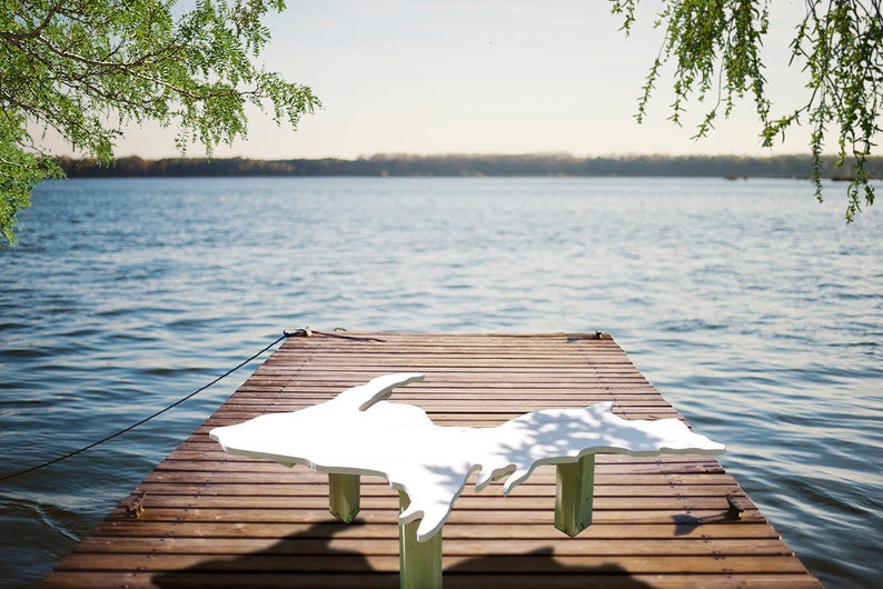 Michigan Upper Peninsula Table Outdoor Furniture U P Table Etsy