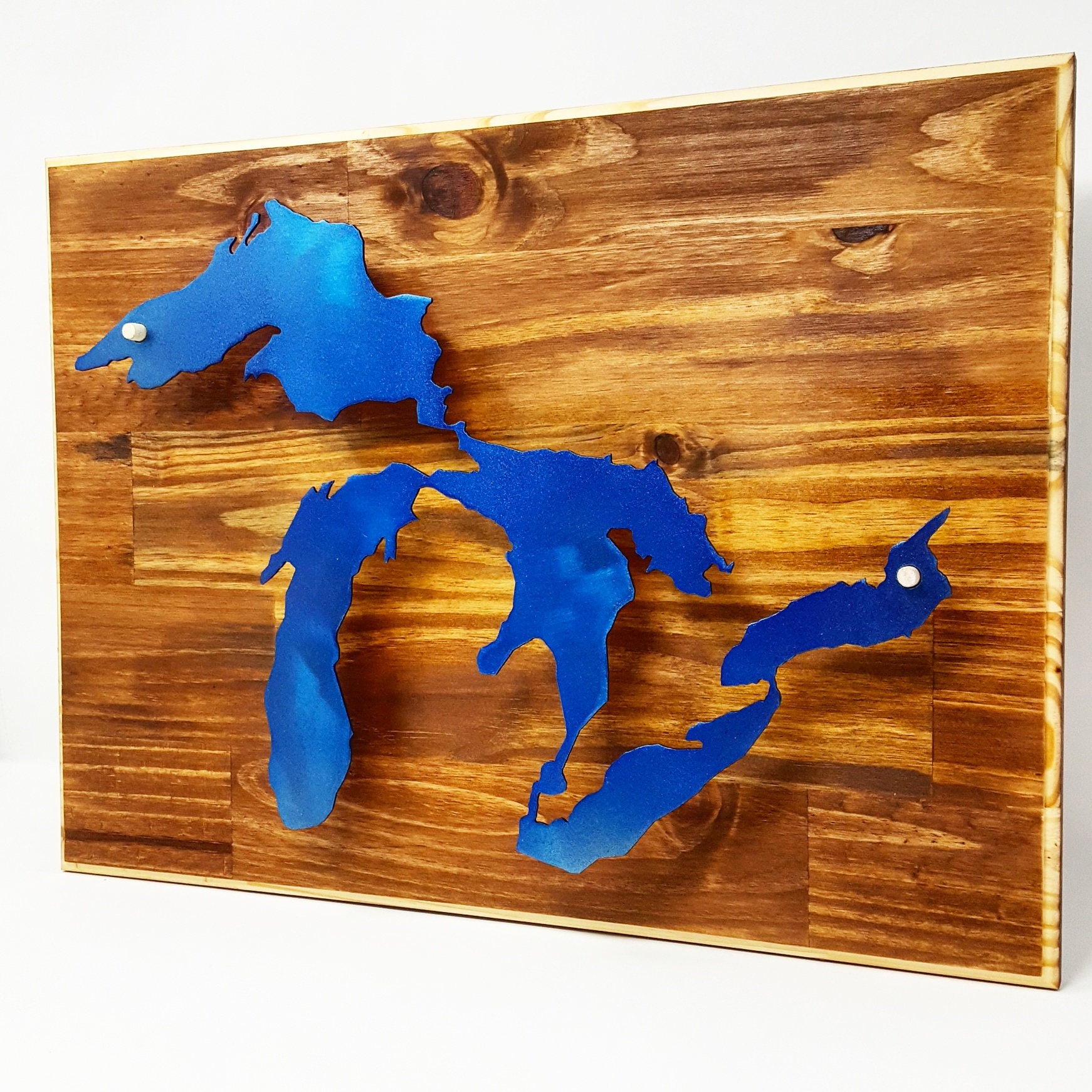 Great Lakes Metal 3D Wall Decor Michigan Made Etsy