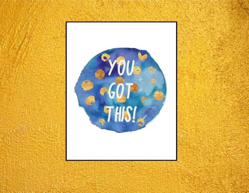 Kind Words for Hard Times Digital Download Prints Encouragement Card Bundle