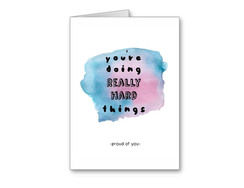 Kind Words for Hard Times Digital Download Prints Encouragement Card Bundle