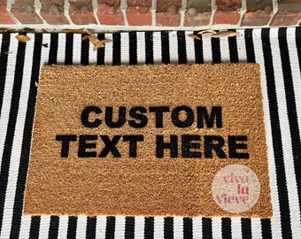 Doormat, Welcome Mat, Welcome Rug, Personalized Rug, Custom Mat, Custom Rug