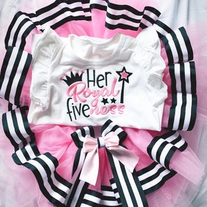Royal Fiveness Cumpleaños Tutu Set