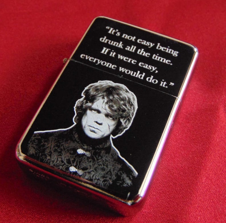 Game of Thrones Stark Direwolf Engraved Lighter With Gift Box FREE ENGRAVING