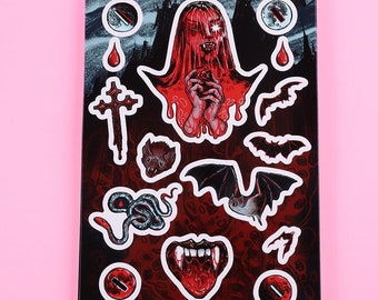 Vampire Sticker Sheet