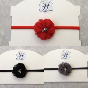 Baby Headbands, Photo Props, Head accessories, Hair accessories - Flower beaded Headband