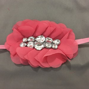 Baby Headbands, Photo Props, Head accessories, Hair accessories - Flower Jeweled Headband