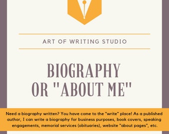 Professional Bio Writing